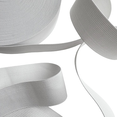 Эластичная лента (резинка) 4см  7701580 белый